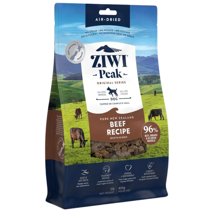 20% OFF: Ziwi Peak Air Dried Orginal Beef Recipe Dry Dog Food