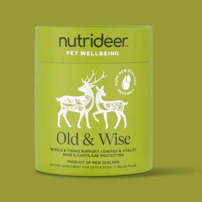 Nutrideer Old & Wise (Muscle & Tissue Support, Energy & Vitality, Bone & Cartilage Protection) For Senior Dogs & Cats