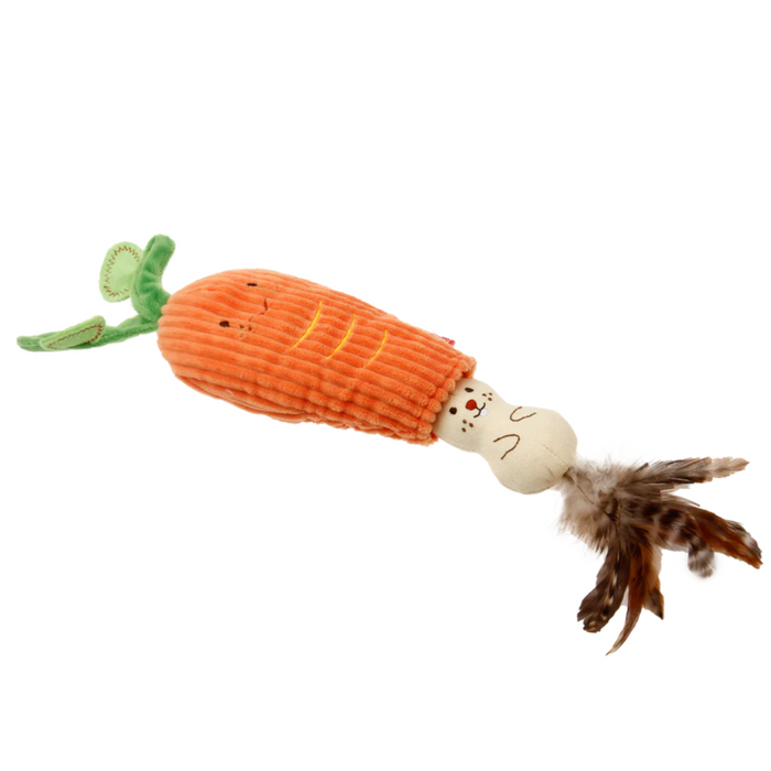 GiGwi Meow Than 1 Carrot with Rabbit Toy For Cats