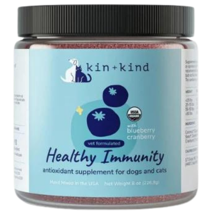 Kin + Kind Organic Healthy Immunity Antioxidant Supplement For Pets