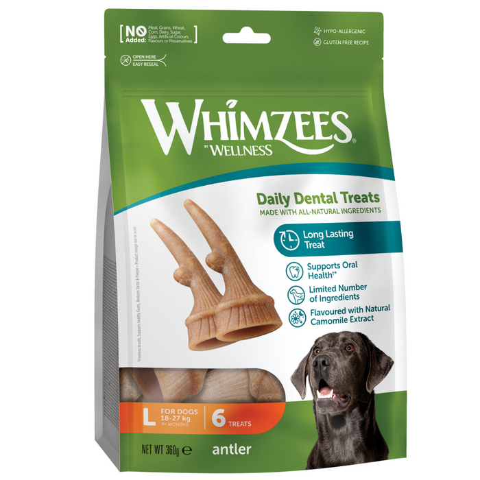 Whimzees Occupy Large Natural Dental Dog Chews (6Pcs)