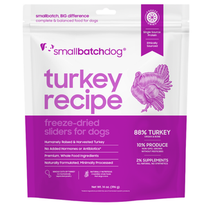 15% OFF: Small Batch Freeze-Dried Turkey Sliders For Dogs