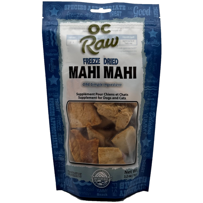OC Raw Freeze Dried Raw Mahi Mahi Treats For Dogs & Cats