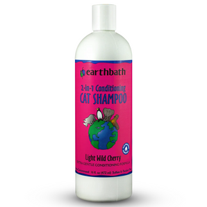 20% OFF: Earthbath 2 in 1 Conditioning - Light Wild Cherry Shampoo For Cats