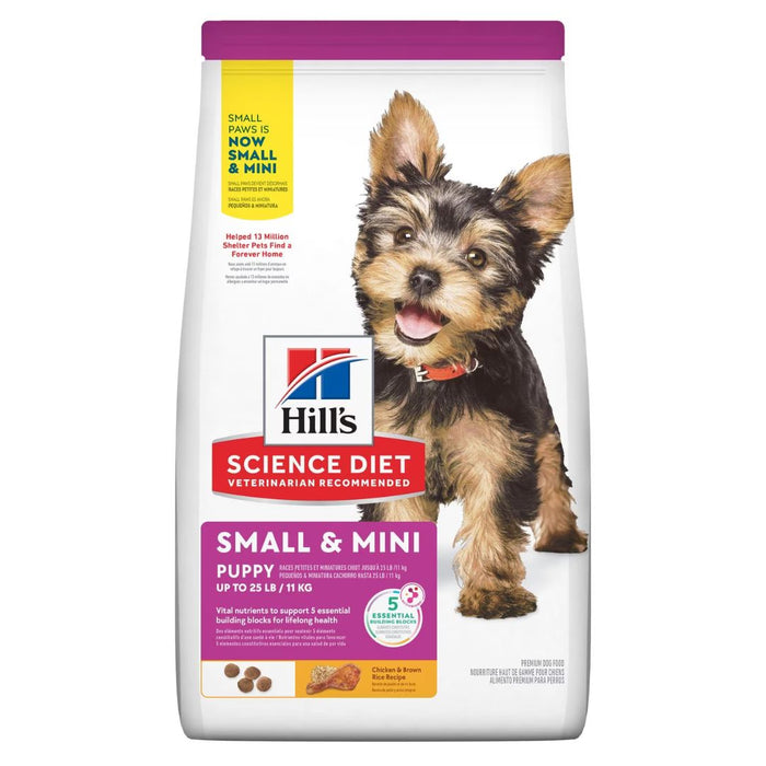 10% OFF: Hill's® Science Diet® Puppy Small Paws™ Chicken Meal, Barley & Brown Rice Recipe Dry Dog Food