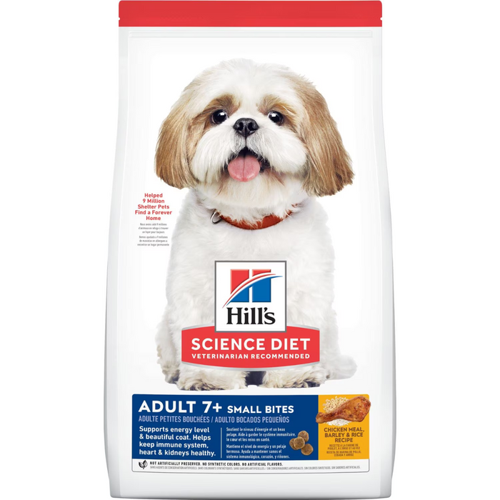 30% OFF: Hill's® Science Diet® Adult 7+ Small Bites With Chicken Meal, Barley & Rice Recipe Dry Dog Food