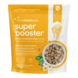 Smallbatch Super Booster Freeze-Dried Pork Bites Recipe for Dogs & Cats