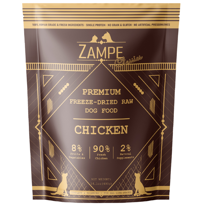 20% OFF: Zampe Pets Freeze Dried Raw Chicken Sliders For Dogs
