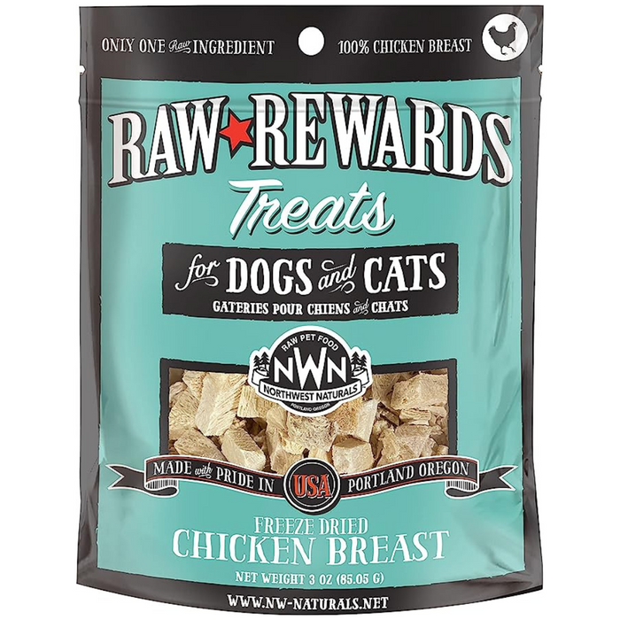 20% OFF: Northwest Naturals Raw Rewards Freeze Dried Chicken Breast Treats For Dogs & Cats