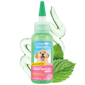 10% OFF: TropiClean Fresh Breath Oral Care Clean Teeth Gel For Puppies