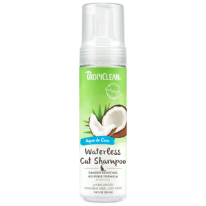 10% OFF: TropiClean Aqua de Coco Dander Reducing Waterless Shampoo For Cats