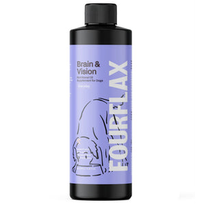 Fourflax Brain & Vision Nutritional Oil Supplement For Dogs