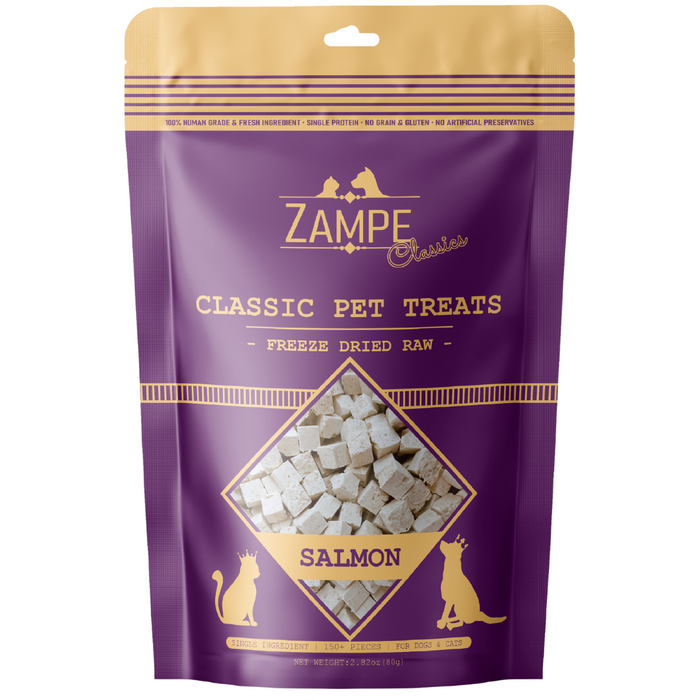 20% OFF: Zampe Pets Freeze Dried Raw Salmon Treats For Dogs & Cats