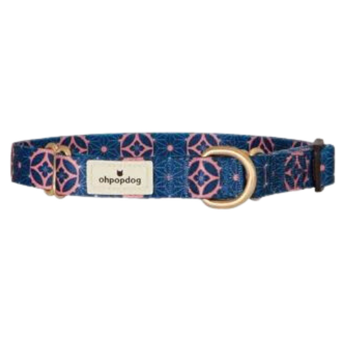 10% OFF: Ohpopdog Heritage Collection Baba Navy Martingale Nylon Collar