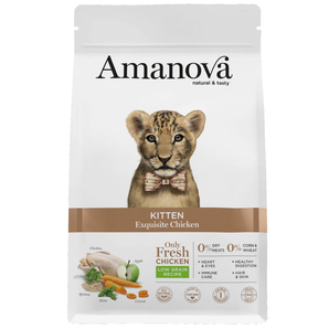 30% OFF: Amanova Low Grain Exquisite Chicken Recipe Kitten Dry Cat Food
