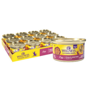 20% OFF: Wellness Complete Health Pâté Grain-Free Chicken & Lobster Dinner Recipe Wet Cat Food