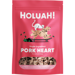 Holuah! Freeze-Dried Pork Heart Dog & Cat Treats