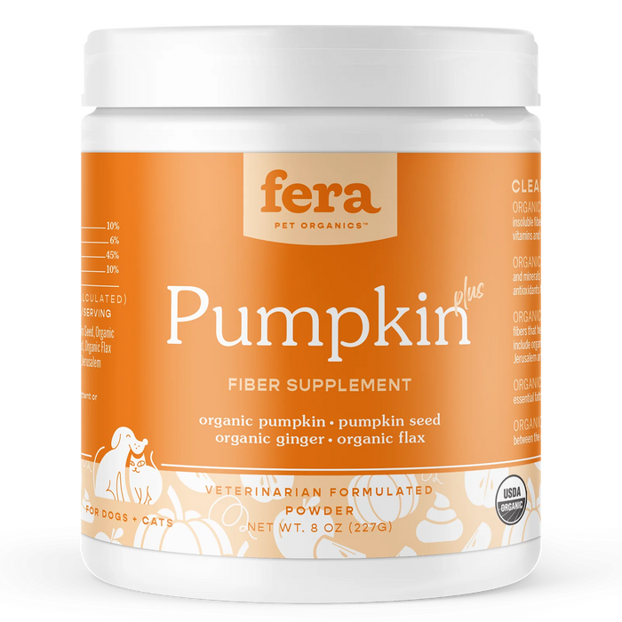 Fiber for dogs pumpkin best sale