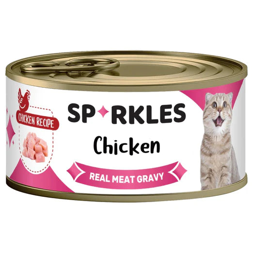 Sparkles Colours Real Meat Gravy Chicken Wet Cat Food
