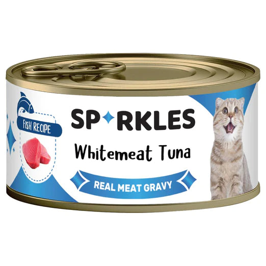 Sparkles Colours Real Meat Gravy Whitemeat Tuna Wet Cat Food