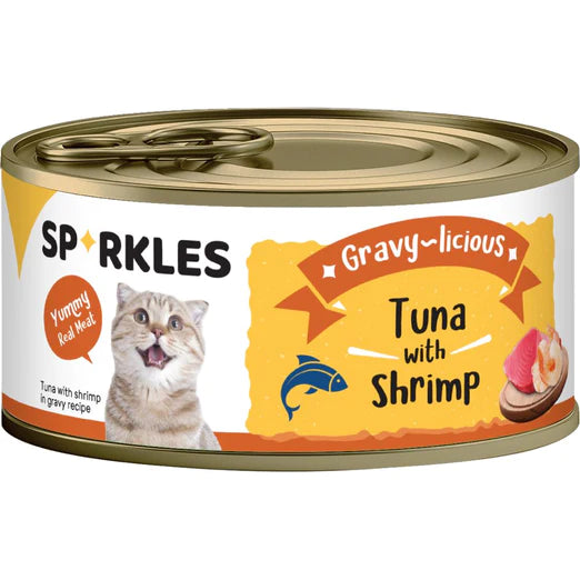 Sparkles Gravy-licious Tuna With Shrimp Wet Cat Food
