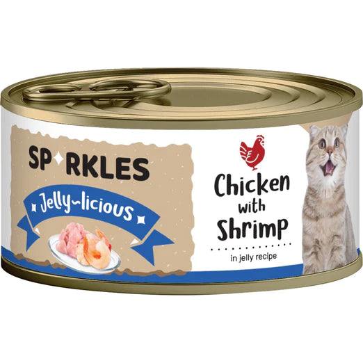 Sparkles Jelly-licious Chicken With Shrimp Wet Cat Food