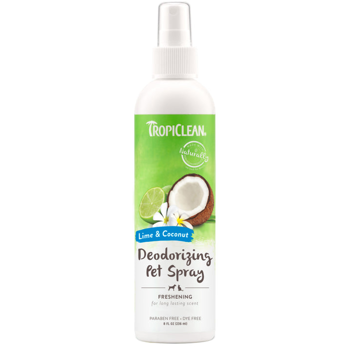 20% OFF: TropiClean Lime & Coconut Deodorizing Pet Spray