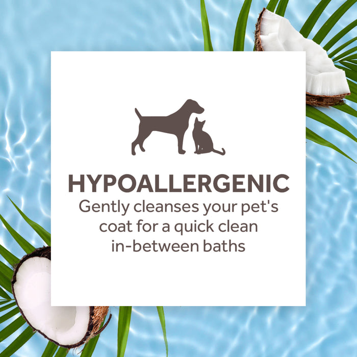 20% OFF: TropiClean Gentle Coconut Hypoallergenic Waterless Shampoo For Dogs & Cats