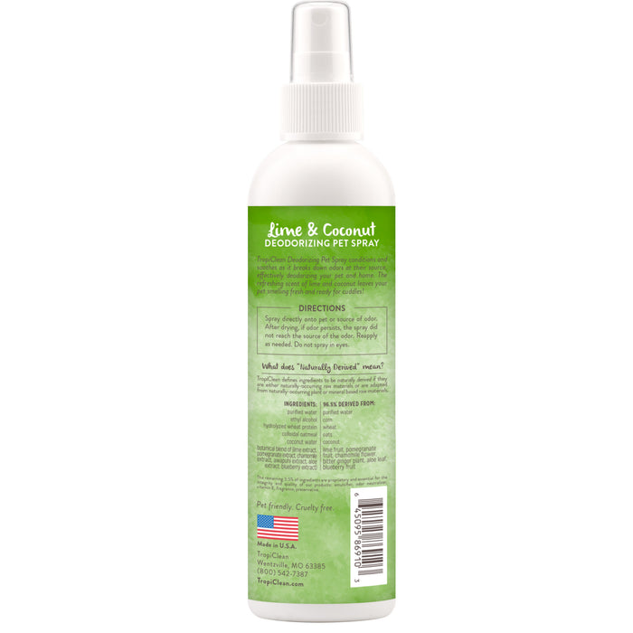 20% OFF: TropiClean Lime & Coconut Deodorizing Pet Spray