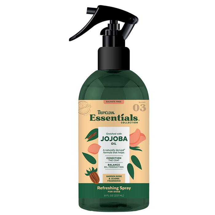 20% OFF: Tropiclean Essentials Garden Rose & Jojoba Scent Deodorizing Spray For Dogs
