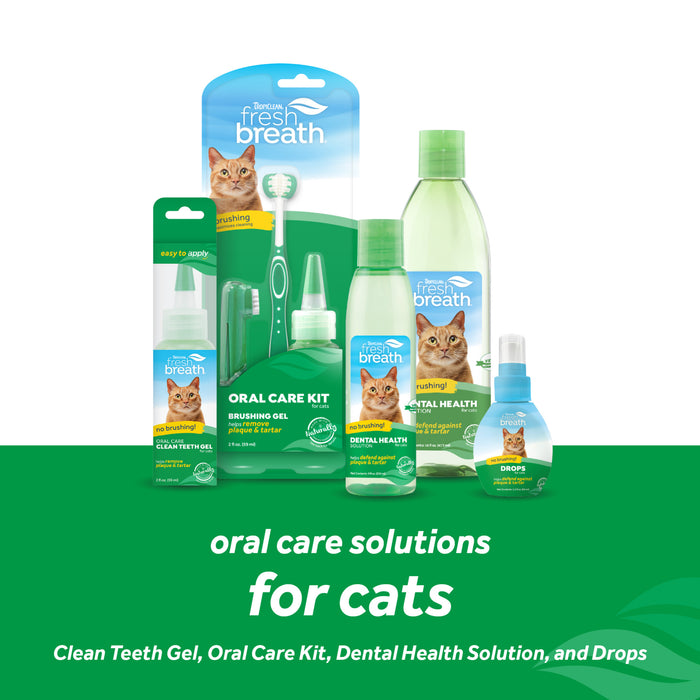 20% OFF: TropiClean Fresh Breath Oral Care Kit For Cats