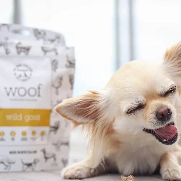 35% OFF: The NZ Natural Pet Food Co. WOOF Freeze Dried Raw Wild Goat Recipe Treats For Dogs
