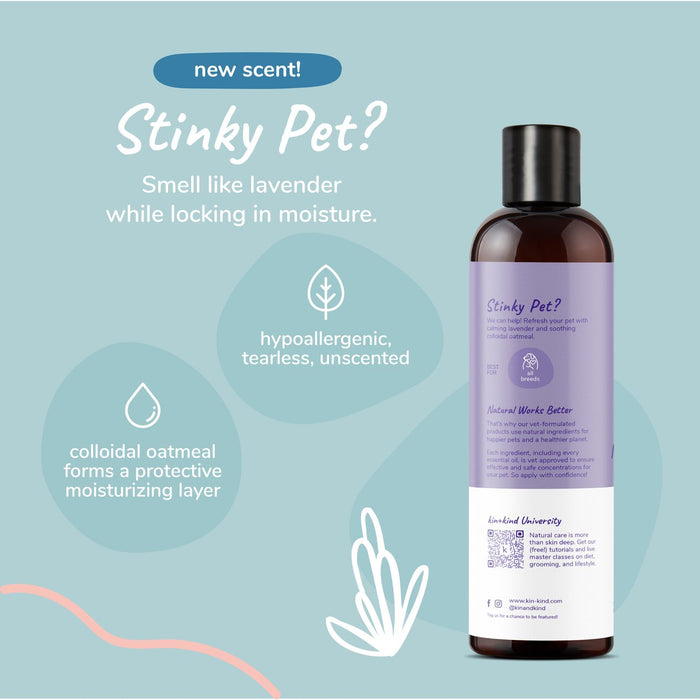 Kin + Kind Kin Natural Oatmeal Lavender Dog & Cat Shampoo