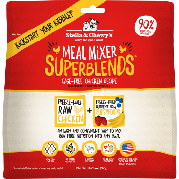 Stella & Chewy’s Freeze-Dried Raw Chicken SuperBlends Meal Mixers For Dogs