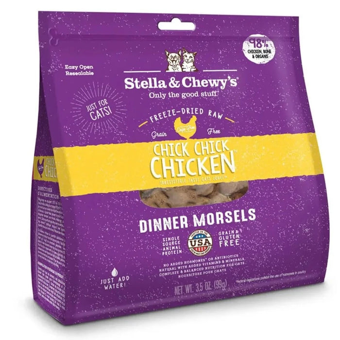 Stella & Chewy's Freeze-Dried Raw Chick, Chick Chicken Dinner Morsels For Cats
