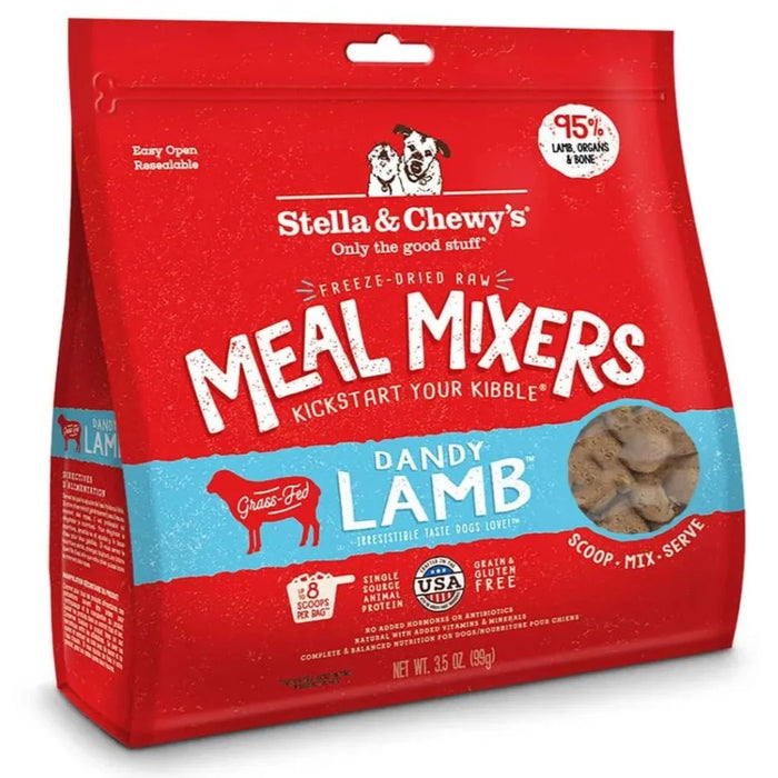 Stella & Chewy’s Freeze-Dried Raw Dandy Lamb Meal Mixers For Dogs