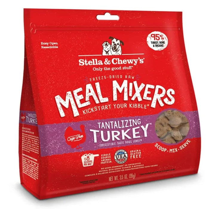 Stella & Chewy’s Freeze-Dried Raw Tantalizing Turkey Meal Mixers For Dogs
