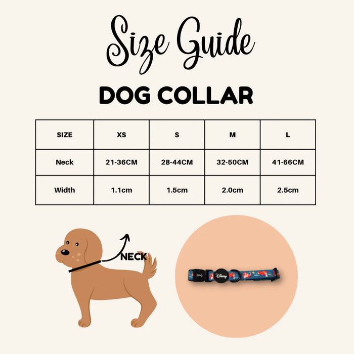 Disney Foodie Stitch Orange Collar For Dogs