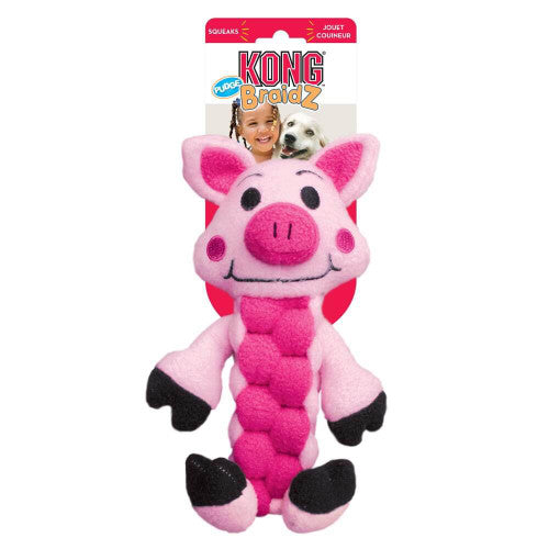 20% OFF: Kong® Pudge Braidz™ Pig Dog Toy