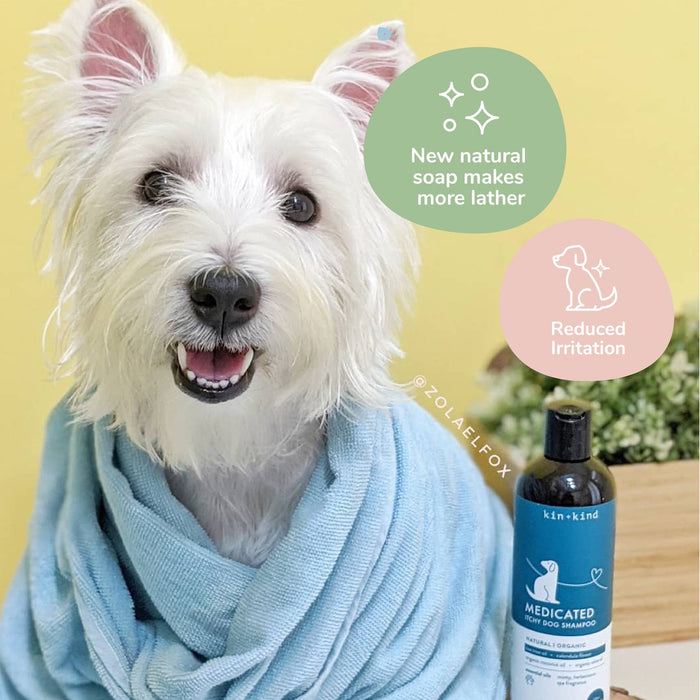 Kin + Kind Itchy Dog Natural (Tea Tree & Grapefruit) Shampoo For Dogs