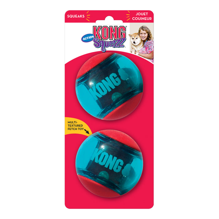 20% OFF: Kong® Squeezz Action Red Ball Dog Toy