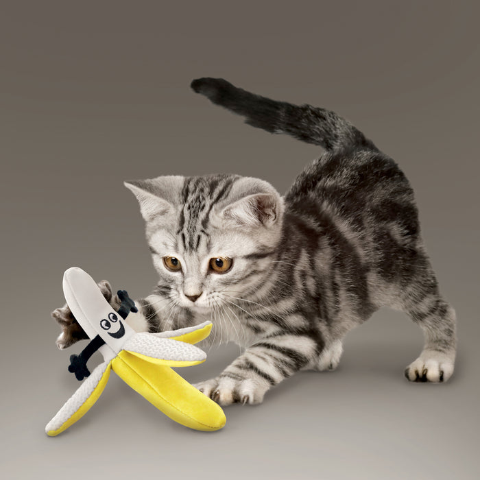 20% OFF: Kong Better Buzz™ Banana Cat Toy (Assorted Characters)