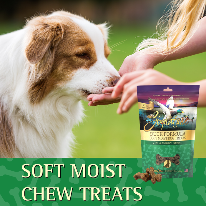 20% OFF: Zignature Limited Ingredient Duck Formula Soft Moist Treats For Dogs