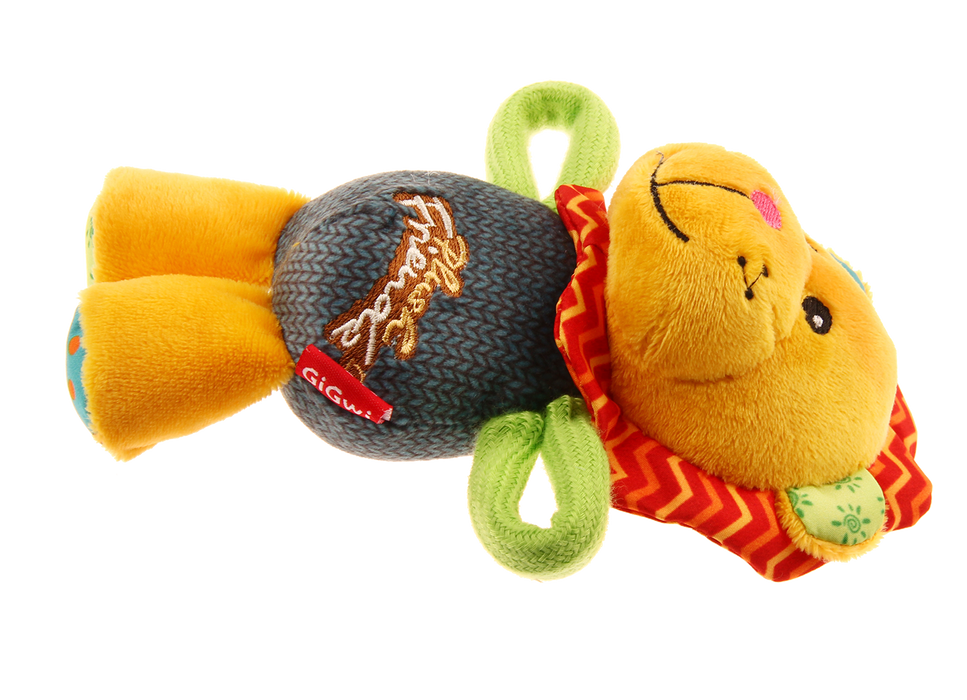 GiGwi Plush Friendz Lion With Squeaker Plush Toy For Dogs