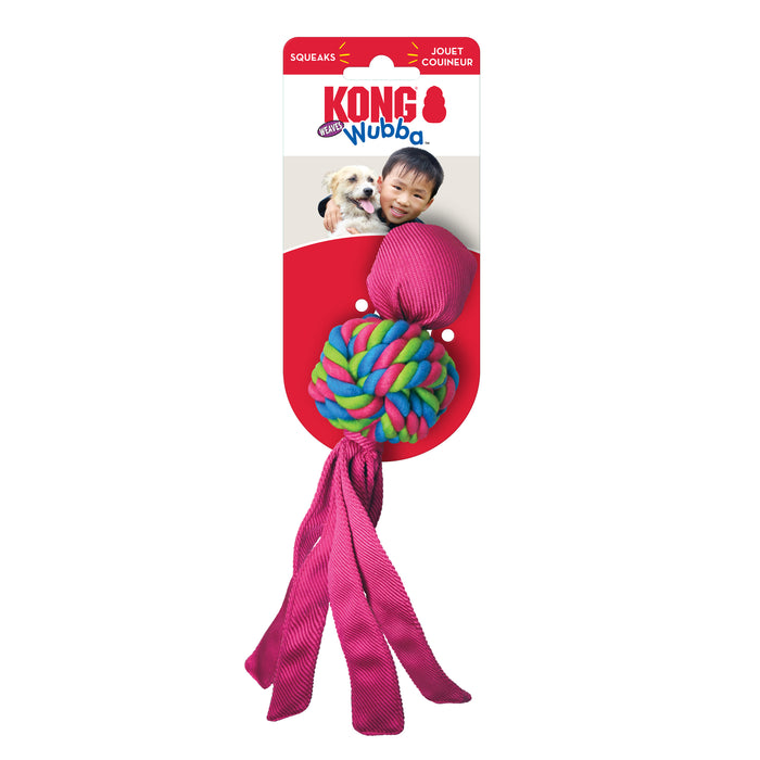 20% OFF: Kong® Wubba™ Weaves Dog Toy (Assorted Colour)