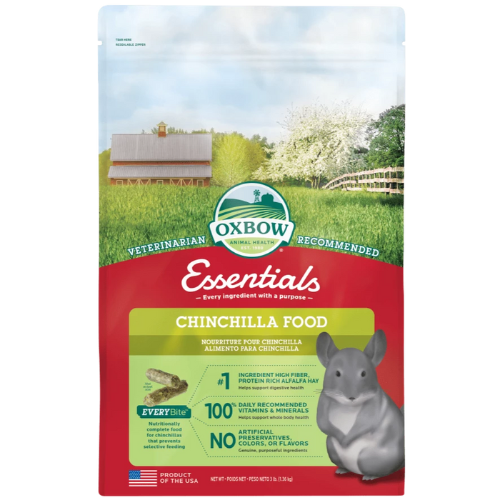 20% OFF: Oxbow Essentials Chinchilla Food