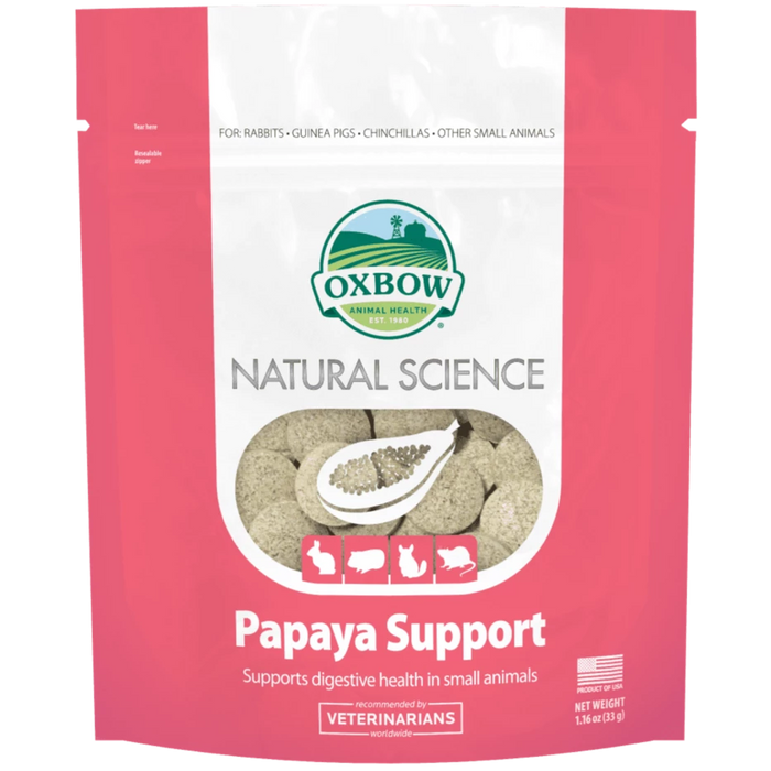 20% OFF: Oxbow Natural Science Papaya Support (Digestive Health) For Small Animals