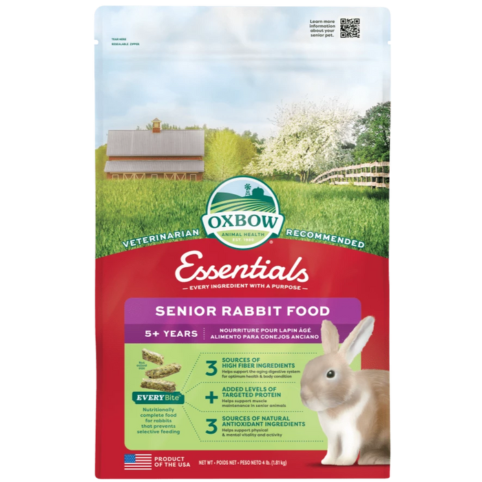 20% OFF: Oxbow Essentials Senior Rabbit Food (5+ Years)
