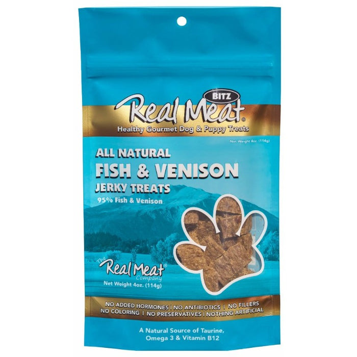 5% OFF: Real Meat Grain Free Fish & Venison Jerky For Dogs