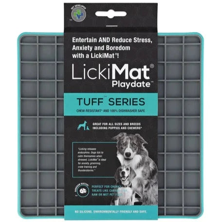 LickiMat® Tuff™ Turquoise Playdate™ For Dogs